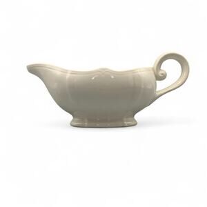 St Clement France Gravy Boat White French Country Cottage Grandma Core VTG